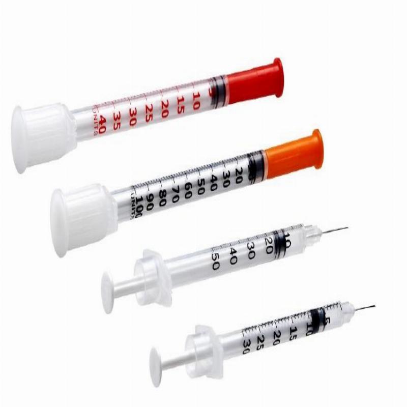 Шприц інсуліновий одноразового застосування, U-100, 1мл, з інтегрованою голкою 29G (0,33х13мм)